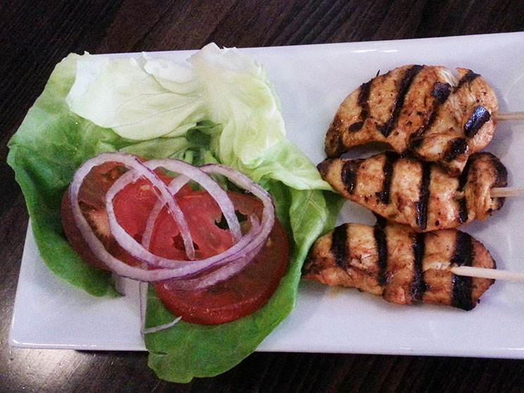 CHARGRILLED CHICKEN SKEWERS
