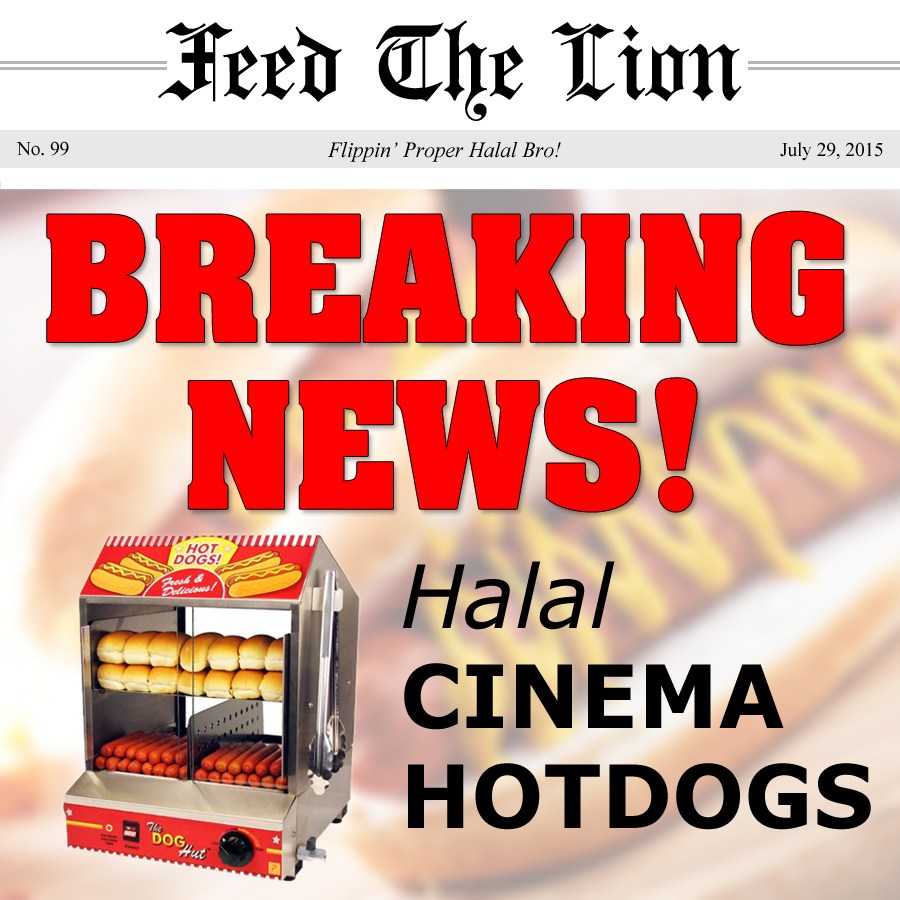 Halal Wembley Cinema Hotdog