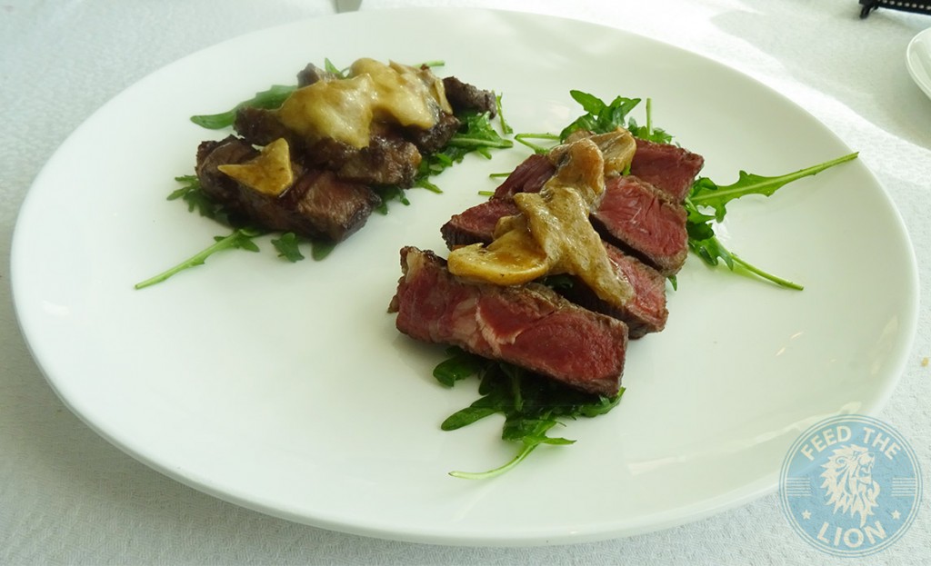 Al Grissino - Black Angus beef tenderloin with foie gras and truffle AHD 225
