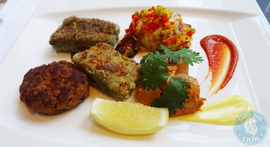 ananta Galouti Kebab, Shamshi Jhinga &amp; Seabass