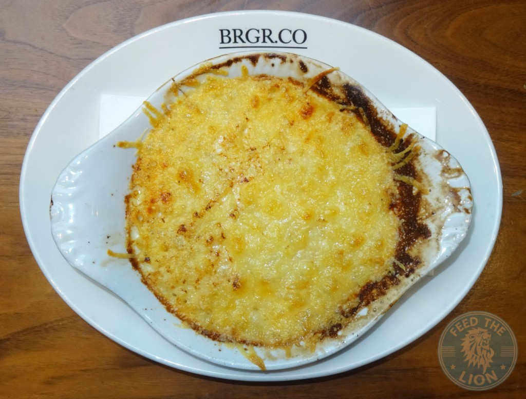 brgr.co OLD FASHIONED MAC N’CHEESE £5.00 MACARONI IN A CREAMY CHEESE SAUCE