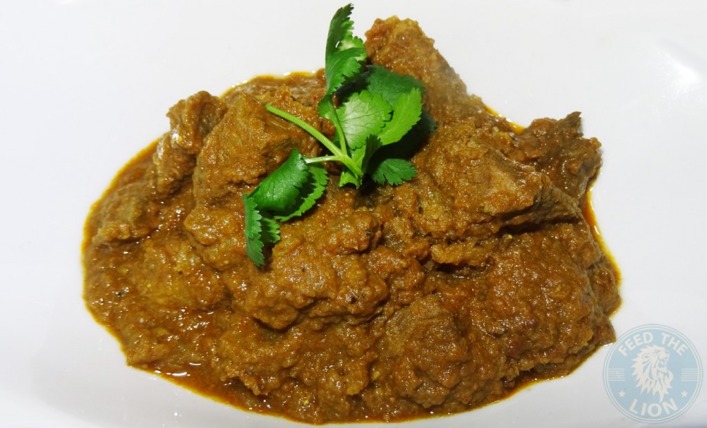 Lamb Parattal - Dry lamb curry cooked with spices and potato £7.50