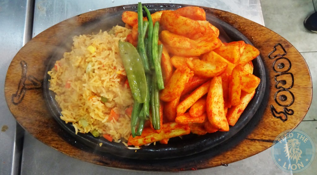 toros Sides with mains - Spicy Rice & Spicy Chips