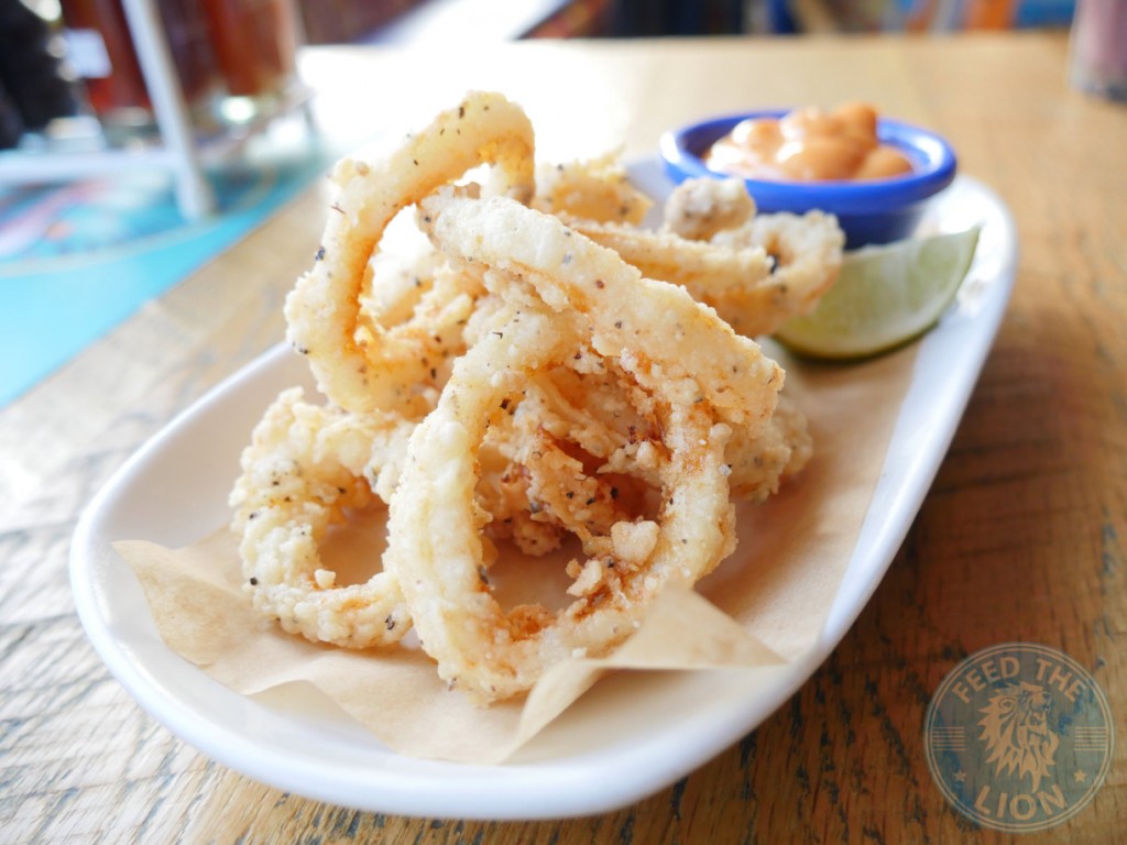 cabana- Crispy Squid 5.95 Salt and pepper crispy squid with Malagueta mayo