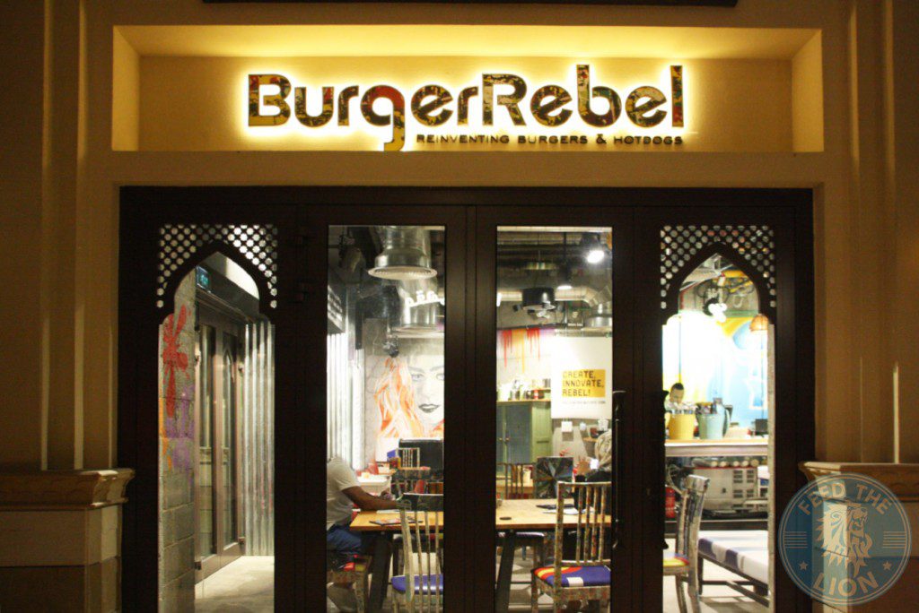 burger rebel dubai gourmet graffiti