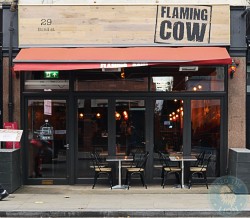 Flaming Cow Ealing Broadway Goutmet burger American dinning