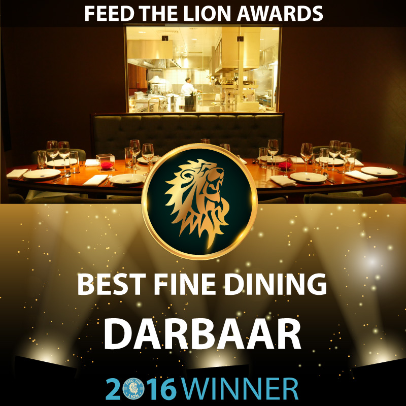 ftl feed the lion halal awards 2016 winners Best Fine Dining Darbaar Abdul Yaseen Darbaar