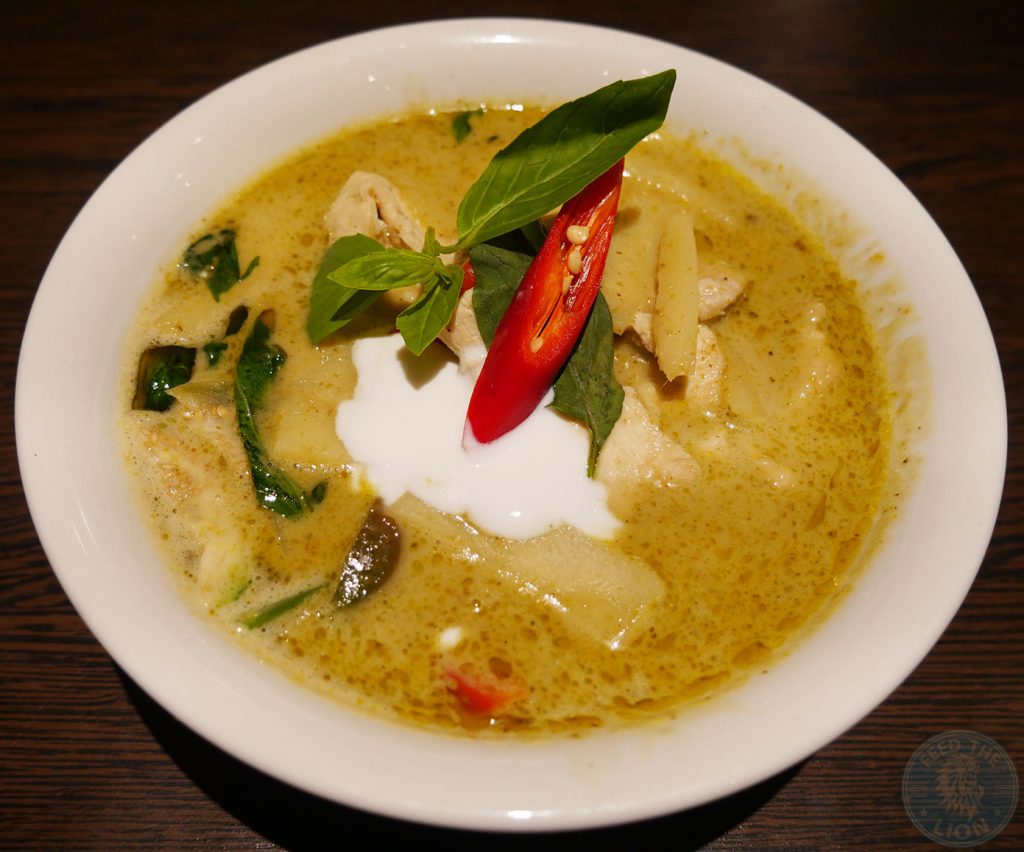 green curry Horapha Thai Cuisine Queensway Halal London Restaurant