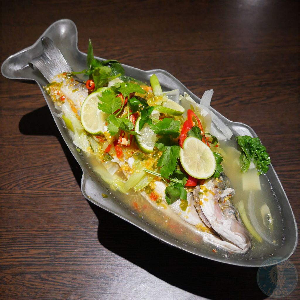 sea bass Horapha Thai Cuisine Queensway Halal London Restaurant