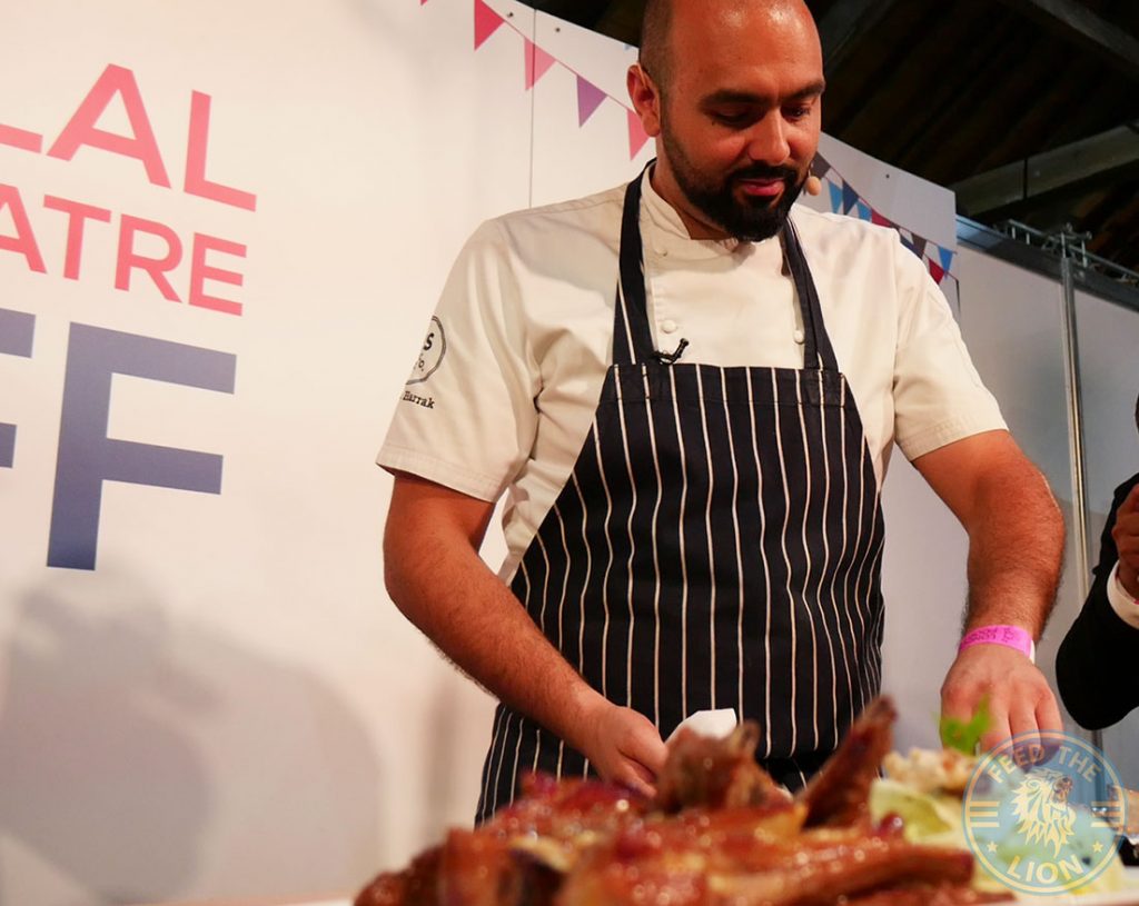 The great British Halal Chef HS&Co Hamza London Halal Food Festival blogger foodie 2017 meat