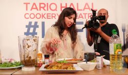 Masterchef Saliha Cooks London Halal Food Festival blogger foodie 2017 meat