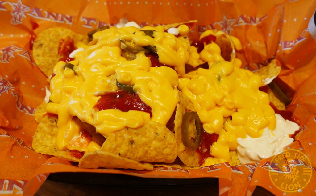 Tex Ann Harrow Halal Burger nachos