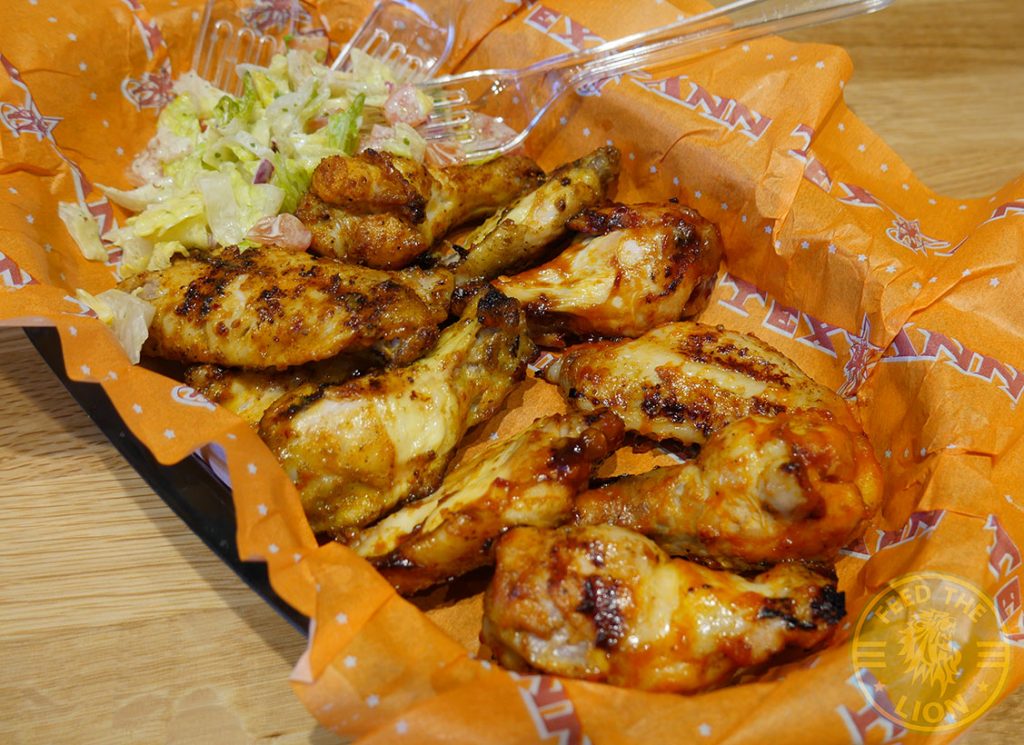Tex Ann Harrow Halal Burger chicken wings