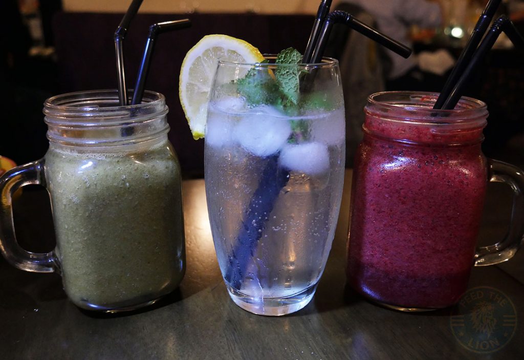 drinks mojito smoothies Zayane Michelin Star Halal Moroccan Notting Hill