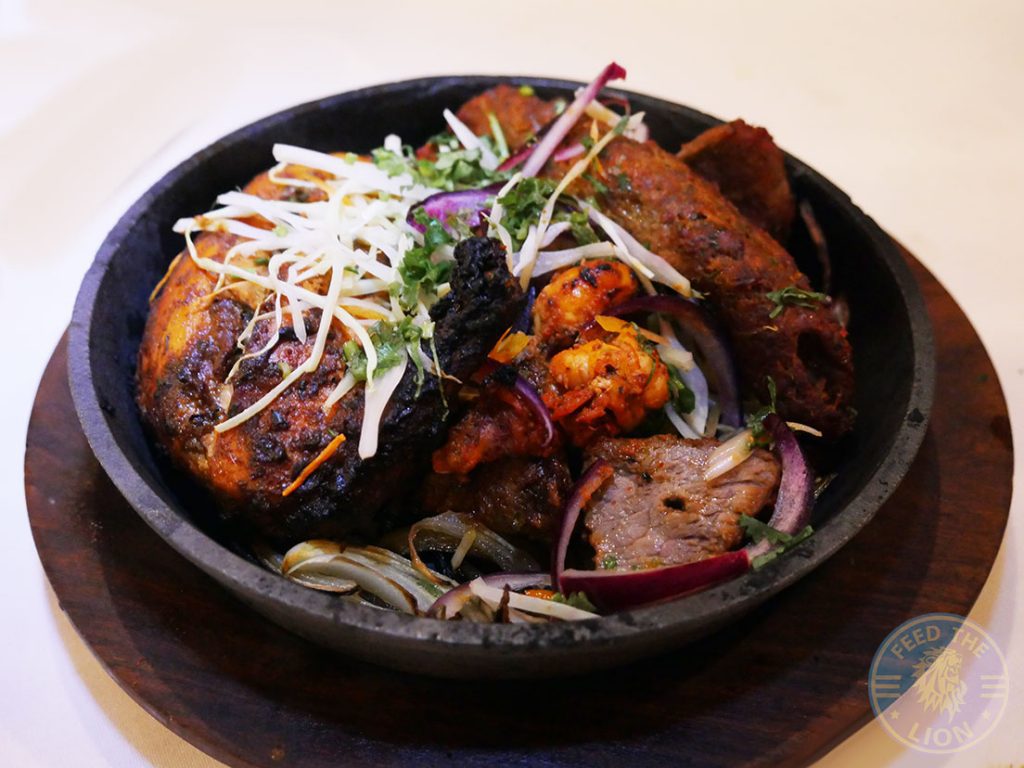 mixed grill Nurjenna Indian Curry Southgate Halal award London Restaurant