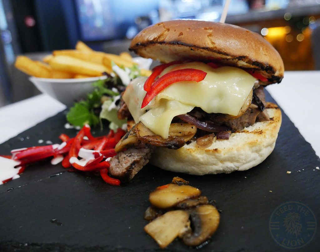 burger steak Canary Wharf Docklands Lodge The 2Four4 Lounge 244 Popular Halal London Restaurant