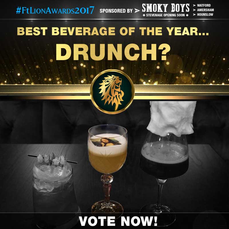FtLion Awards 2017 Smoky Boys Beverage Drinks Drunch