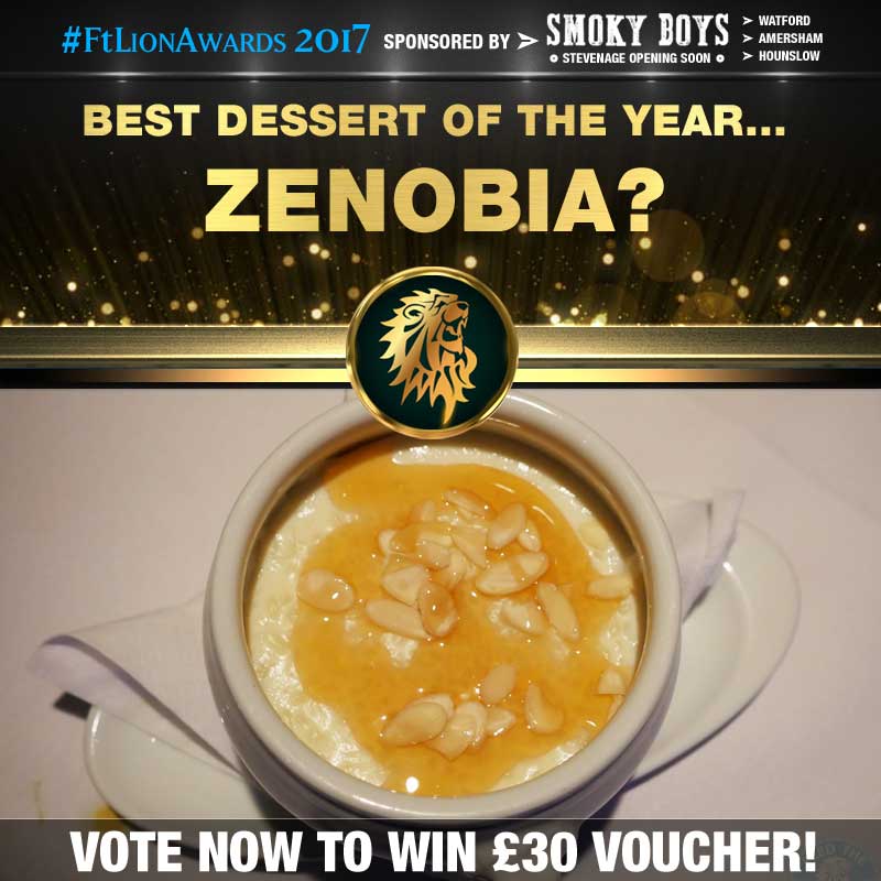 FtLion Awards 2017 Smoky Boys Dessert Zenobia