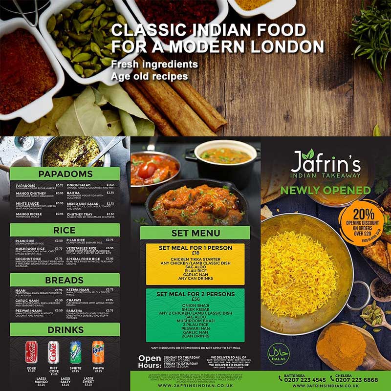 Jafrin's Indian Takeaway London Curry