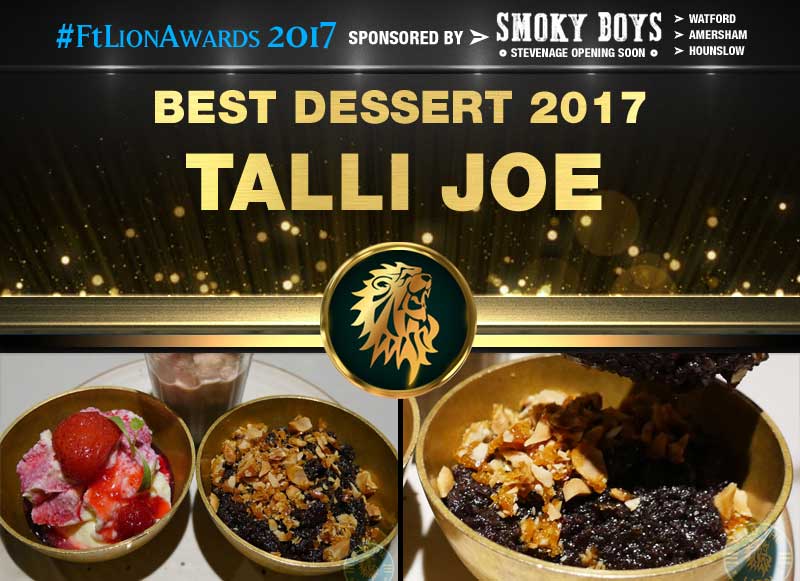 Best Dessert 2017 - Talli Joe, London