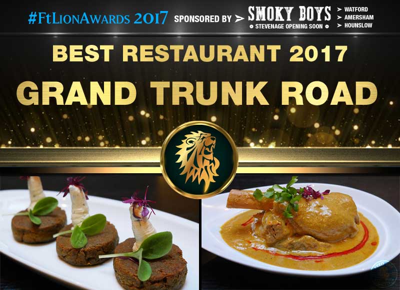Best Restaurant 2017 - Grand Trunk Road, London