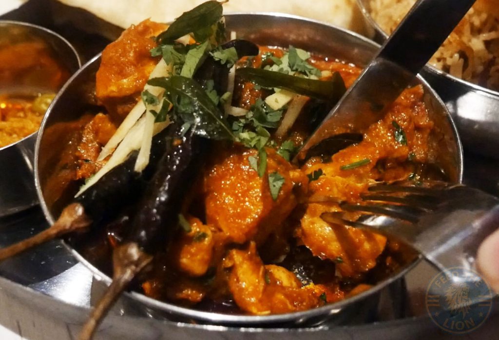 Chicken Thali Ho Surberton Halal Indian Restaurant London Curry Awards