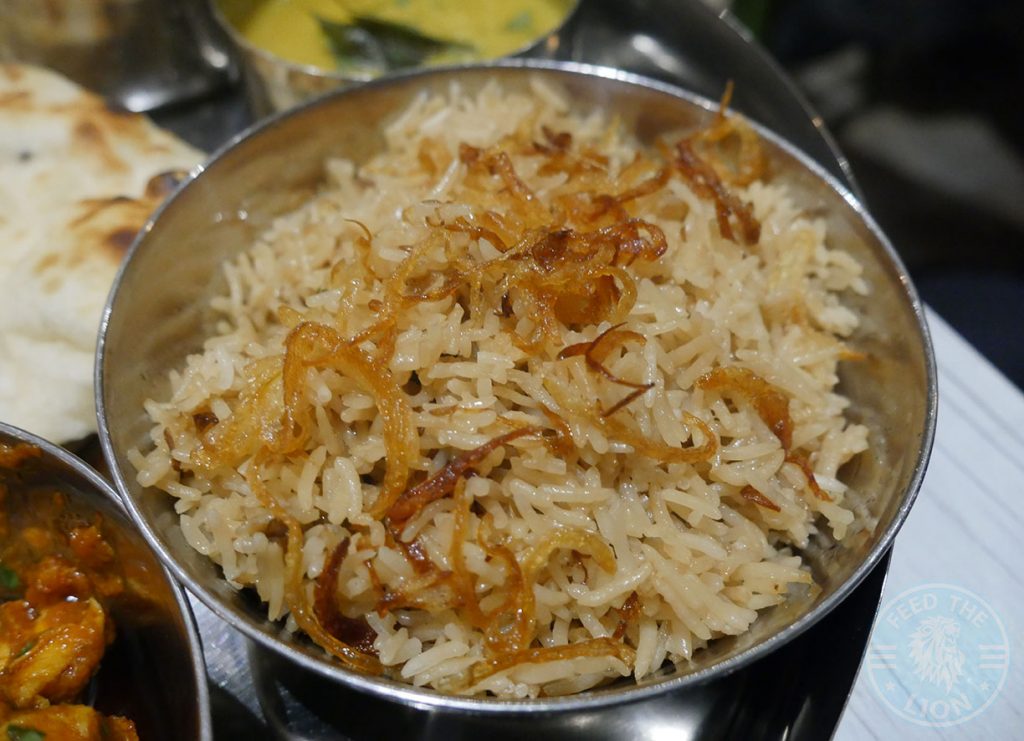 Rice Thali Ho Surberton Halal Indian Restaurant London Curry Awards