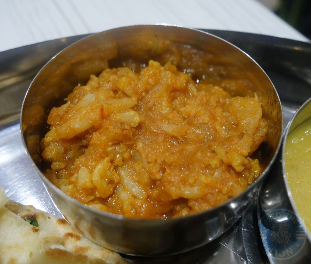 Cauliflower Thali Ho Surberton Halal Indian Restaurant London Curry Awards