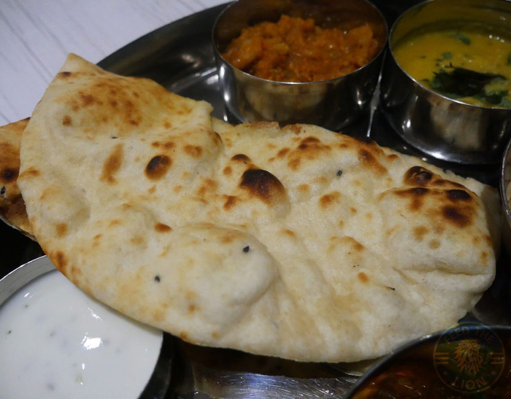 naan bread Thali Ho Surberton Halal Indian Restaurant London Curry Awards
