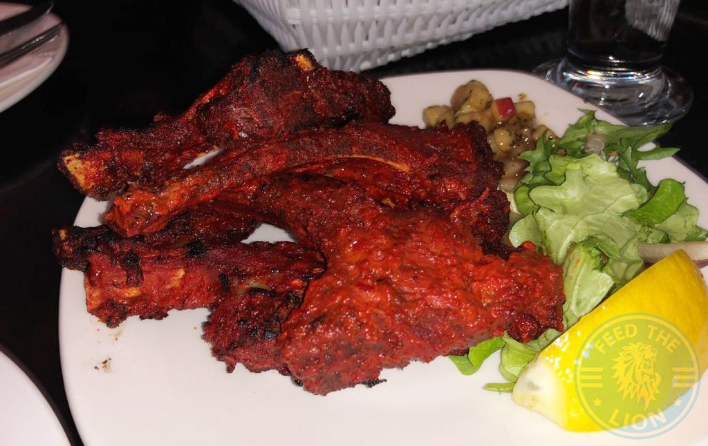 lamb chops Tipu Sultan Birmingham Indian Fine Dining Restaurant Halal Curry Kebab
