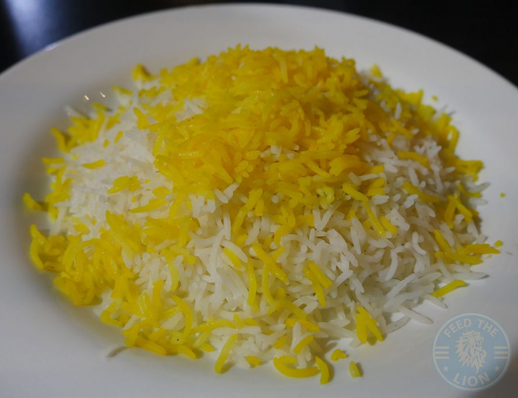 Saffron Rice KooKoo Grill Seafood Middle Eastern Persian Surbiton London
