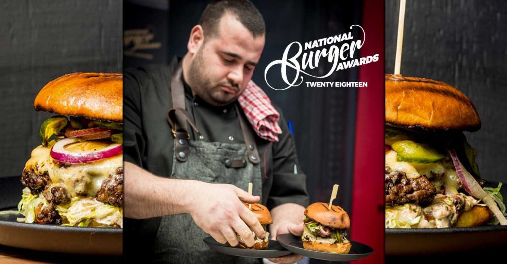 National Burger Awards 2018 Cut + Grind Juicy Classic Chef Sammy Ayjkac