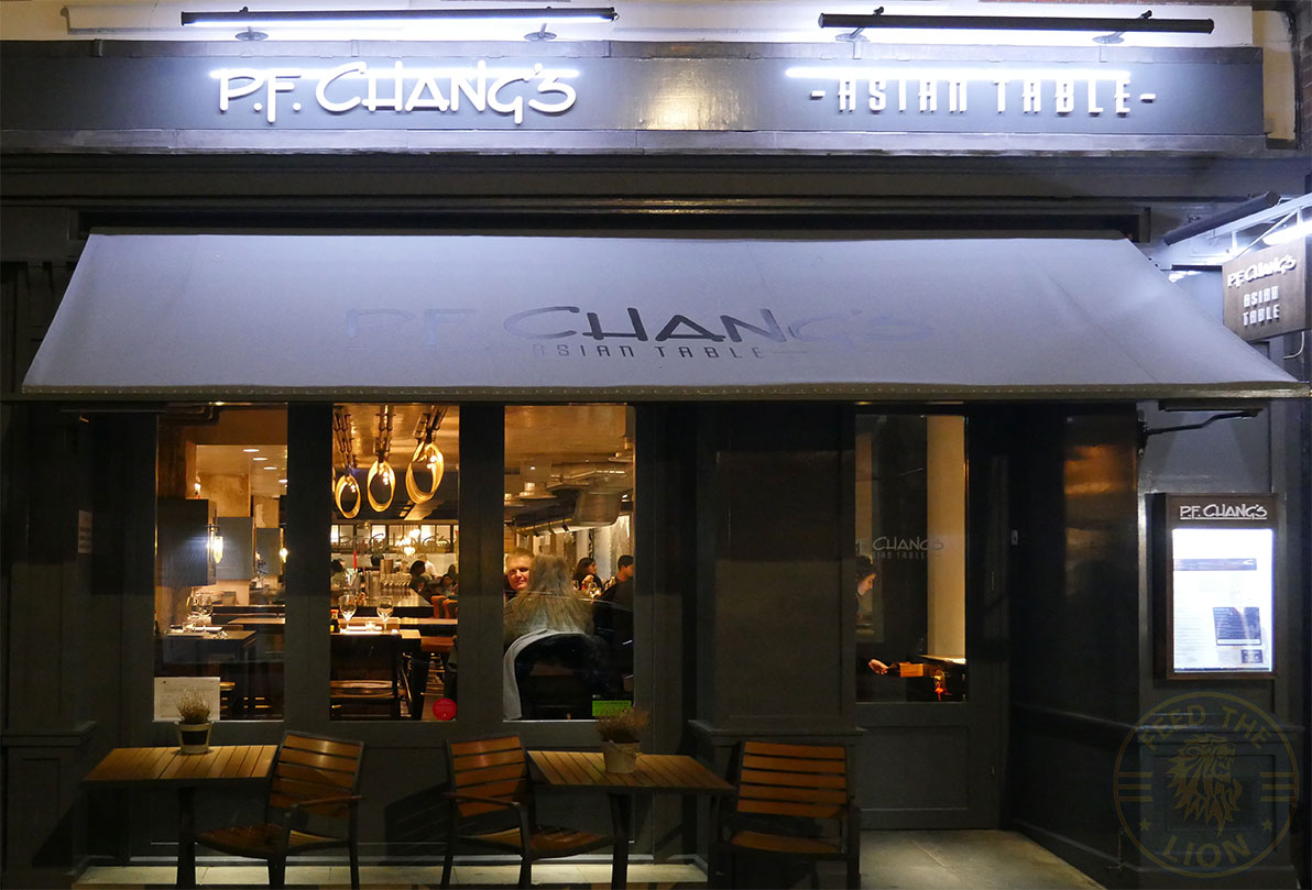 P F Chang S Asian Table Covent Garden London Feed The Lion