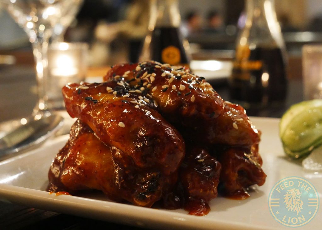 chilli jam Chicken wings PF Chang's asian table London Halal Restaurant Leicester Square Food
