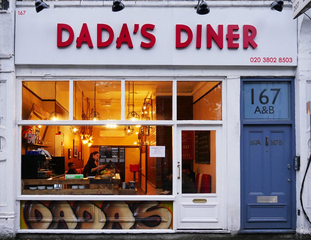Dada's Diner Acton London American