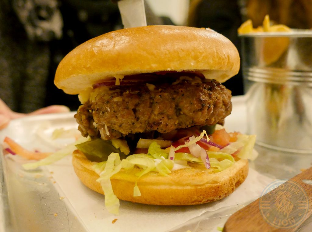Beef Burger Dada's Diner Acton London American