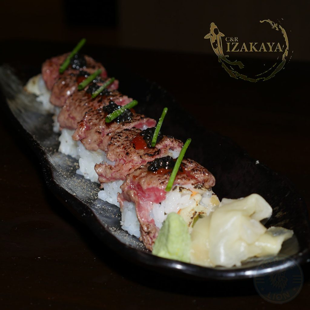 wagyu sushi C&R Izakaya Japanese London Halal Restaurant Bayswater