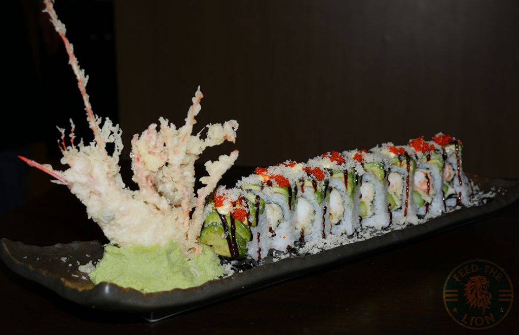 dragon roll sushi C&R Izakaya Japanese London Halal Restaurant Bayswater