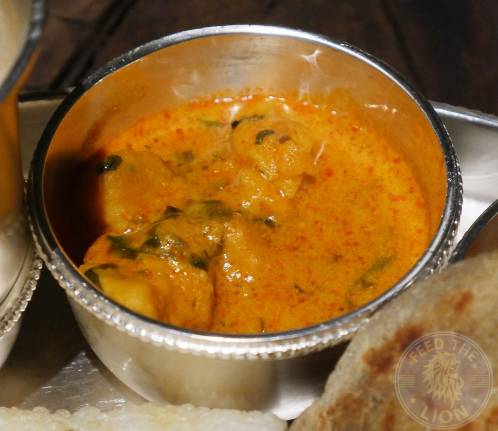 Thali curry Chokhi Dhani Indian Halal restaurant Battersea