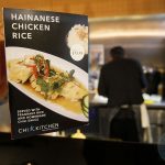 chicken rice Chi Kitchen Halal Pan Asian London restaurant in Debenhams Oxford Street.