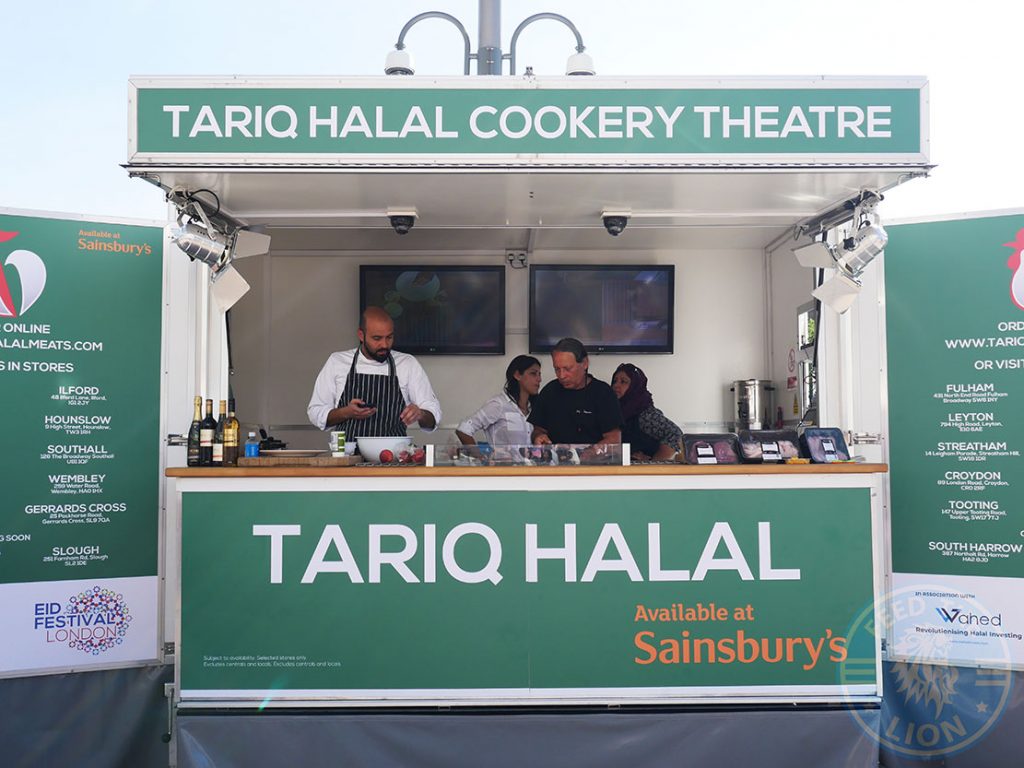 Tariq Halal London Eid Halal Food Festival in Westfield White City Tariq Halal cookery theatre