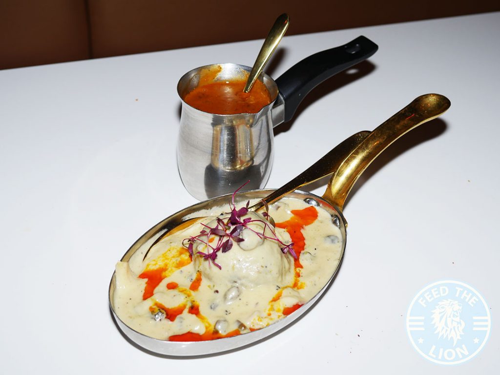 Hankies Restaurant Marble Arch Indian Curry mushroom kofta daal lentils Halal
