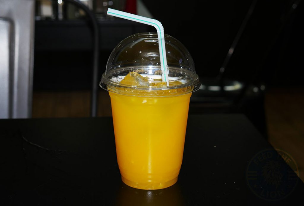 Freshly presses orange juice
