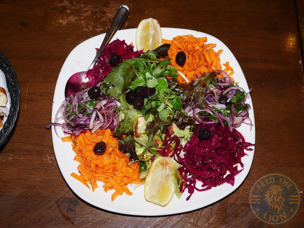 Kervan sofrasi Turkish Kebab House Halal Edmonton salad