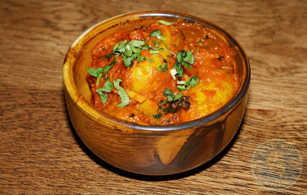 ZeeZain Indian Halal restaurant Kensington London Potato Curry