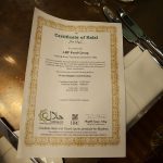 Mr White Chophouse certification Halal certificate HMC HFA