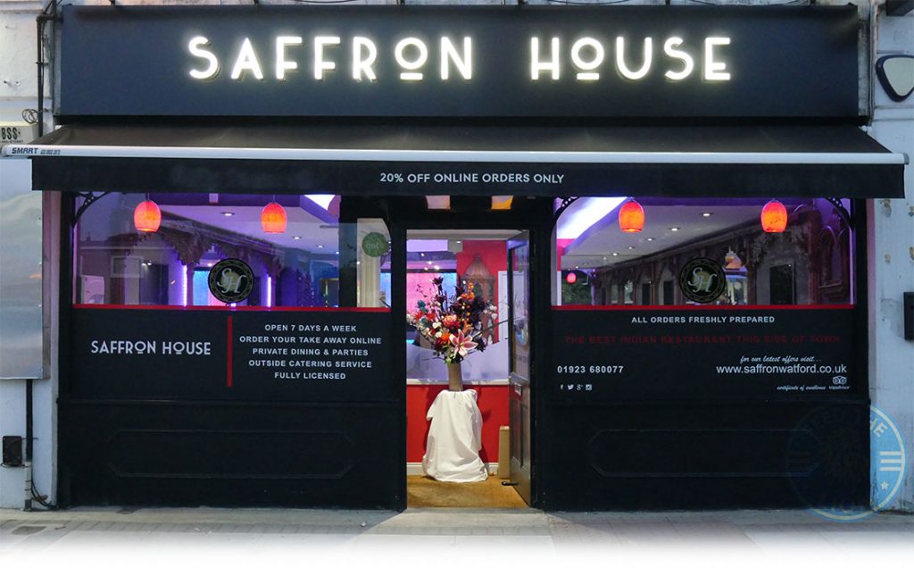 Saffron House Indian Halal Restaurant Watford
