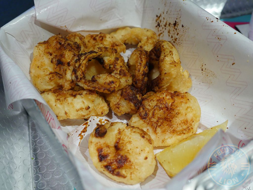 Calamari Prawns Krispy Wing Wing KFC Korean Fried Chicken Burgers Bao Halal Hammersmith London