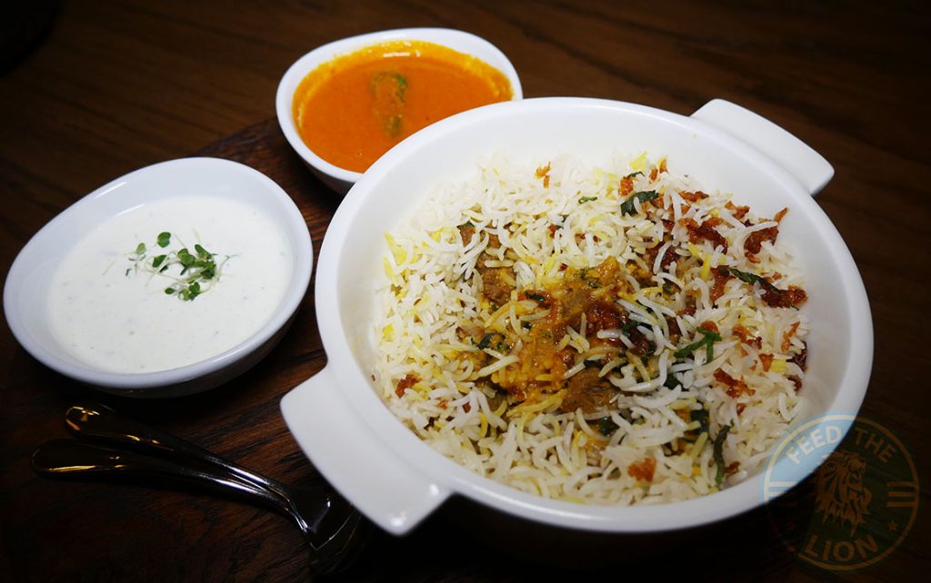 rice biryani Kahani London Indian Restaurant Halal Curry