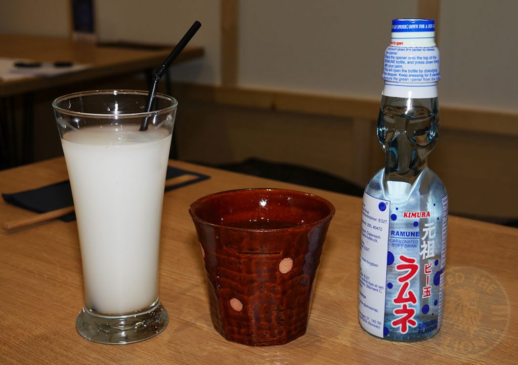 drinks beverages Mitsuryu Japanese Halal restaurant China Town London